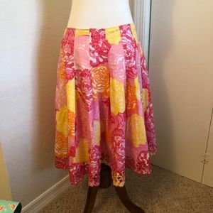 Lilly Pulitzer Vintage Floral Skirt